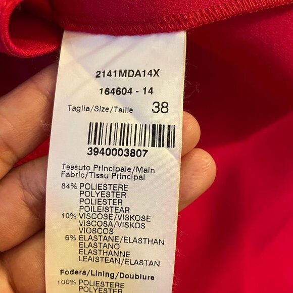 MSGM Ruffle Crepe Dress - Size 38 - Picture 10 of 10